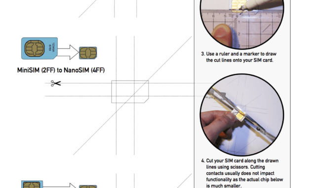 Printable Nano-Sim And Micro-Sim Cutting Guide [Download with Sim Card Cutter Template