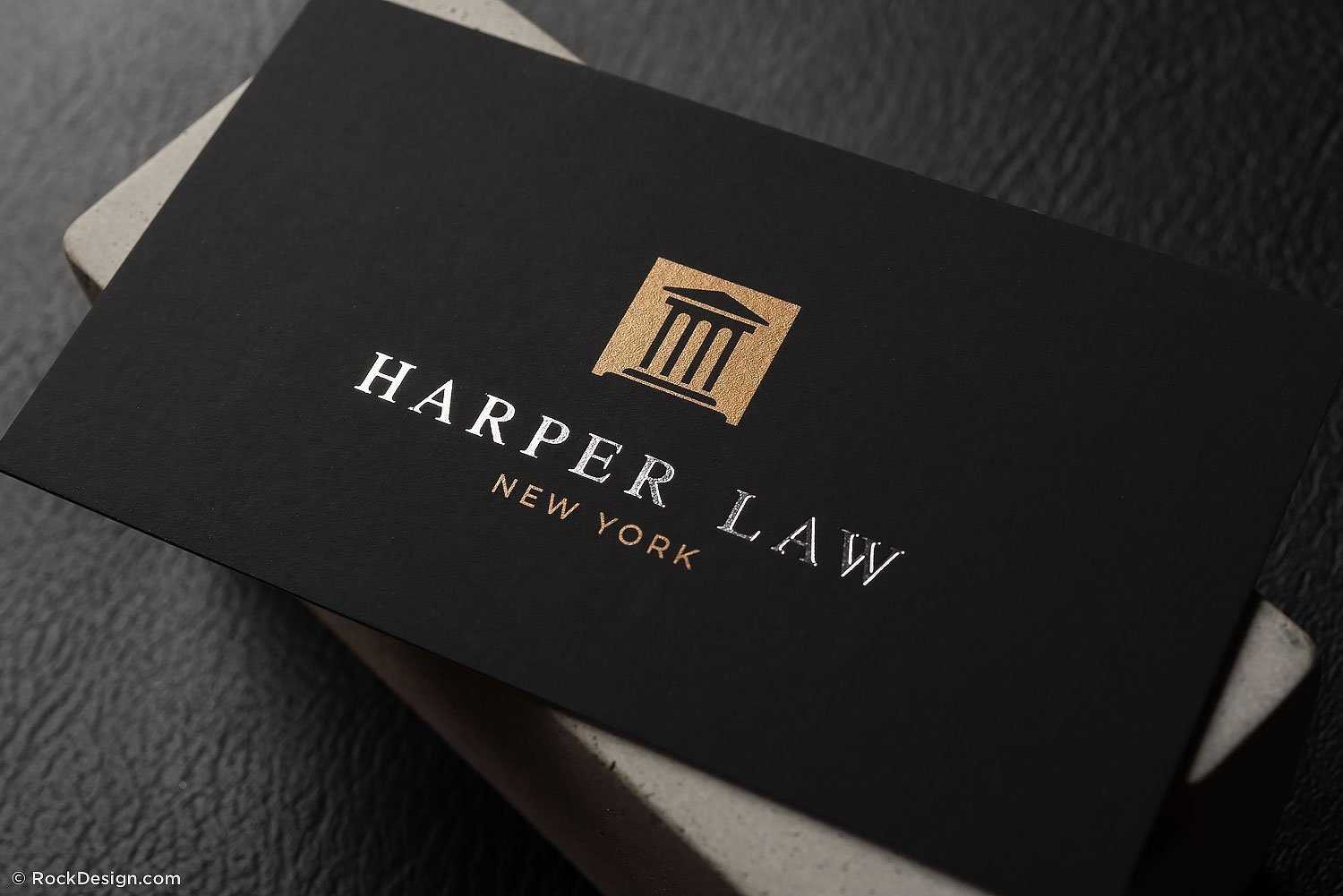 Professional Foil Stamped Lawyer Business Card Template With Regard To Lawyer Business Cards Templates