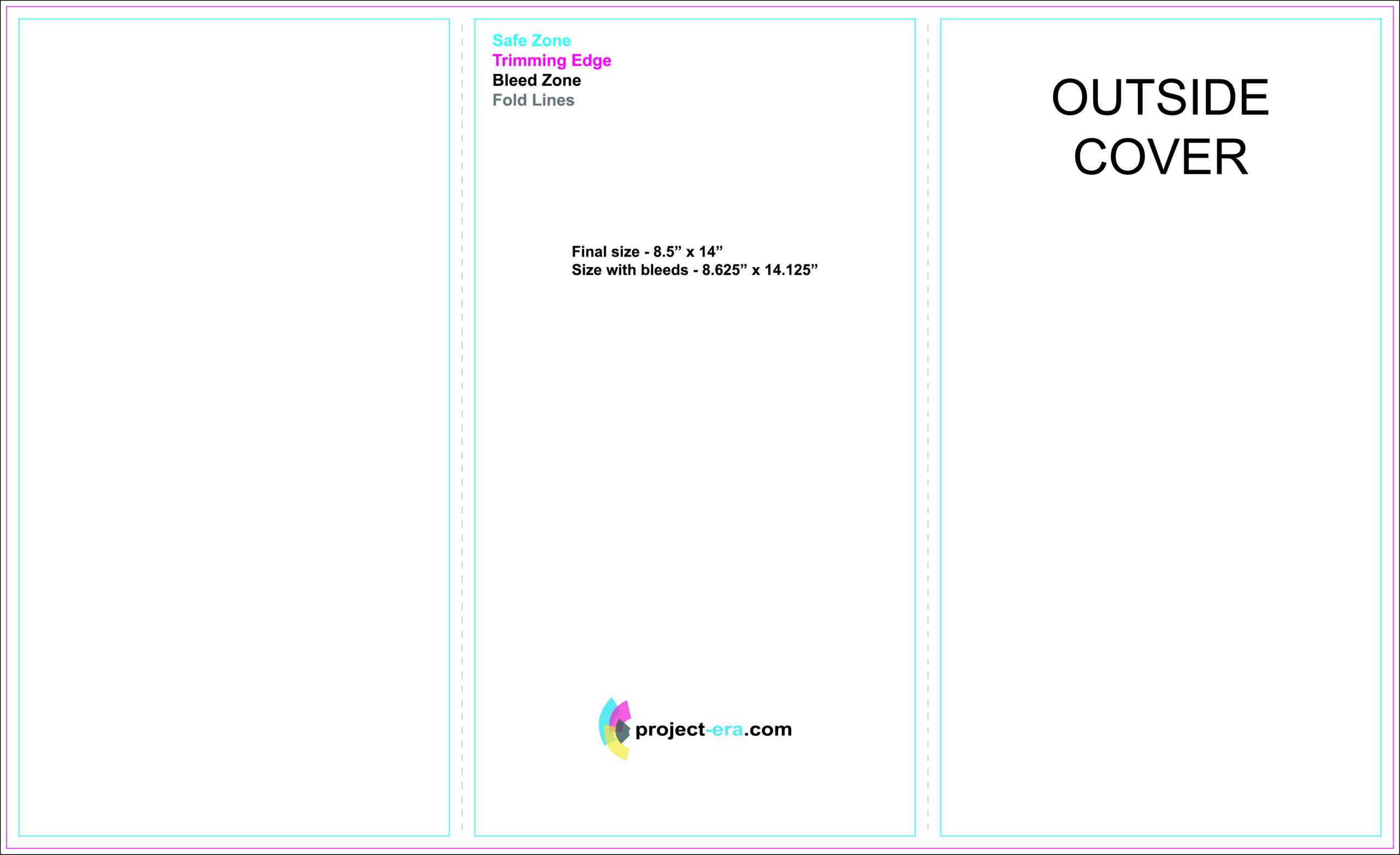 Project Era – Print & Design Services – Print Templates Inside Three Fold Card Template
