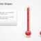 Red Thermometer Shape Template For Powerpoint – Slidemodel With Regard To Thermometer Powerpoint Template
