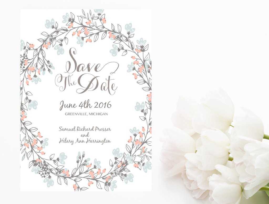 Remarkable Save The Date Template Word Ideas Invitation Regarding Save The Date Powerpoint Template