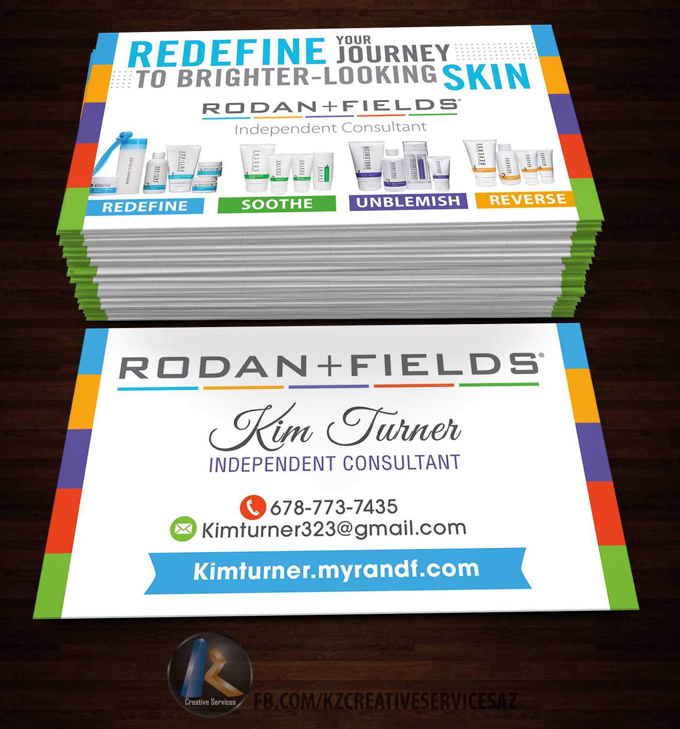 Rodan & Fields Business Cards Style 1 Soldkz Creative Services With Regard To Rodan And Fields Business Card Template