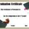 School Graduation Certificates | Customize Online With Or regarding 5Th Grade Graduation Certificate Template