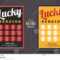 Scratch Off Lottery Ticket Vector Design Template Stock In Scratch Off Card Templates