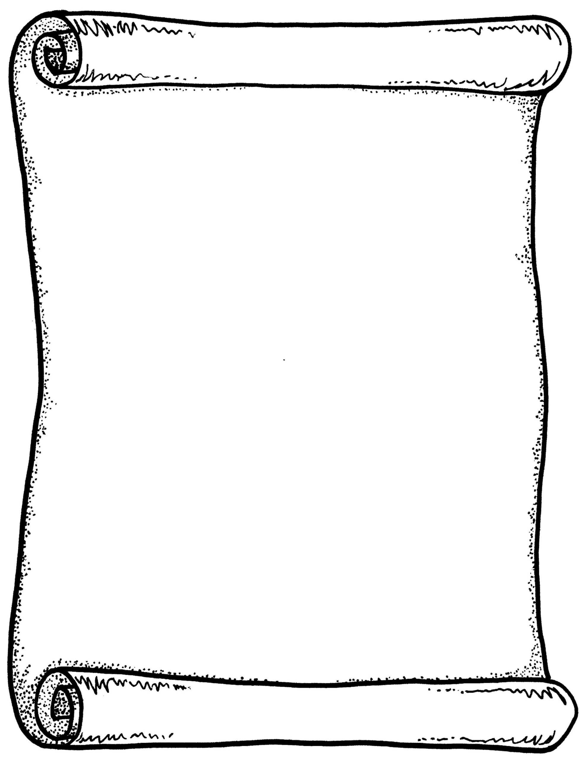 Scroll Drawing Template | Free Download Best Scroll Drawing Regarding Scroll Certificate Templates