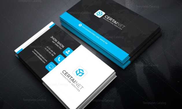Security Company Corporate Business Card Template 000925 throughout Company Business Cards Templates