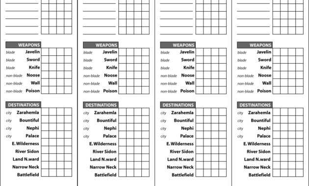 Selective Clue Printable Sheets | Dan's Blog regarding Clue Card Template