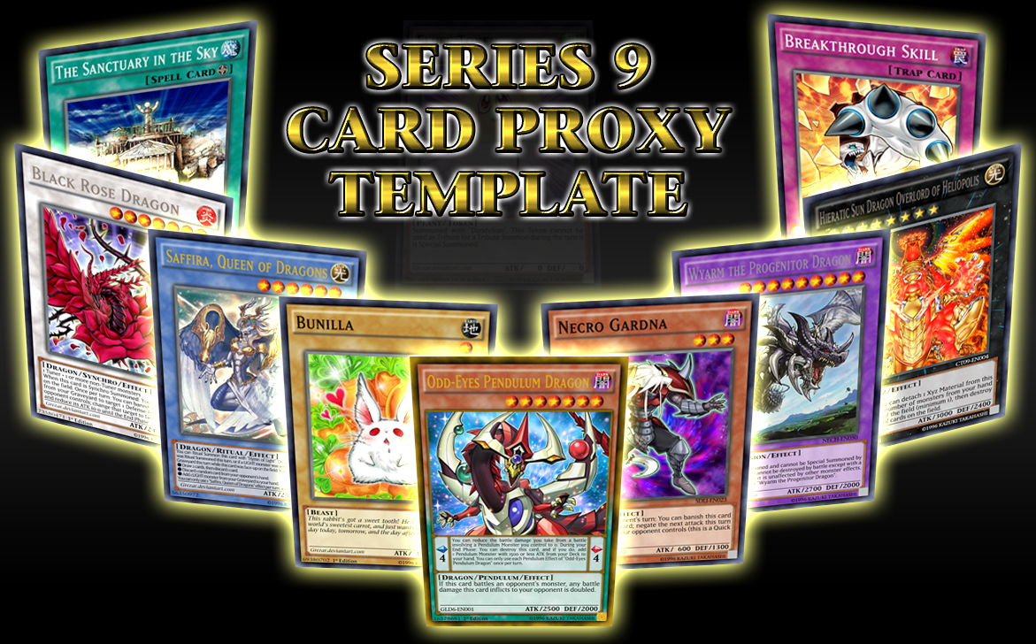 Series 9 Card Proxy Templategrezar On Deviantart Intended For Yugioh Card Template