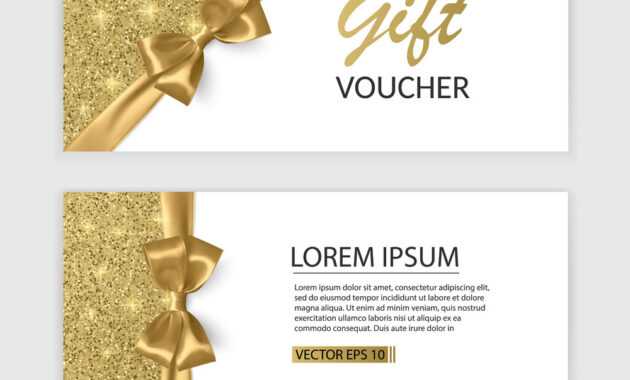 Set Of Gift Voucher Card Template Advertising Or regarding Advertising Card Template