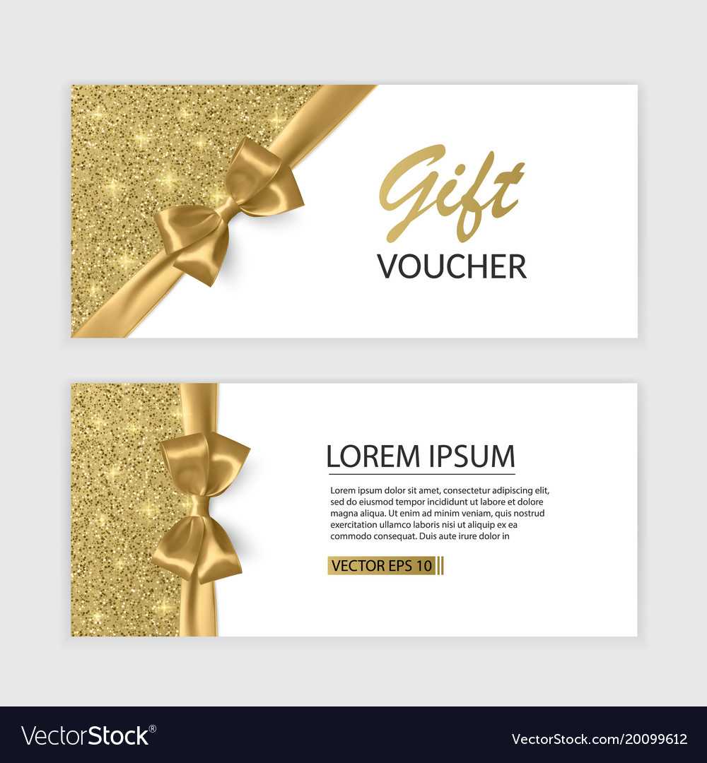 Set Of Gift Voucher Card Template Advertising Or Regarding Advertising Card Template