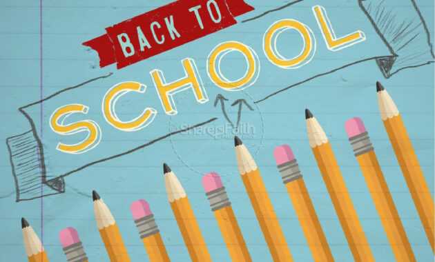 Sharefaith: Church Websites, Church Graphics, Sunday School for Back To School Powerpoint Template