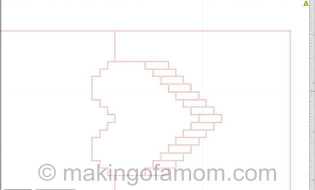 Silhouette Tutorial: Valentine Pixelated Popup Heart Card inside Pixel Heart Pop Up Card Template