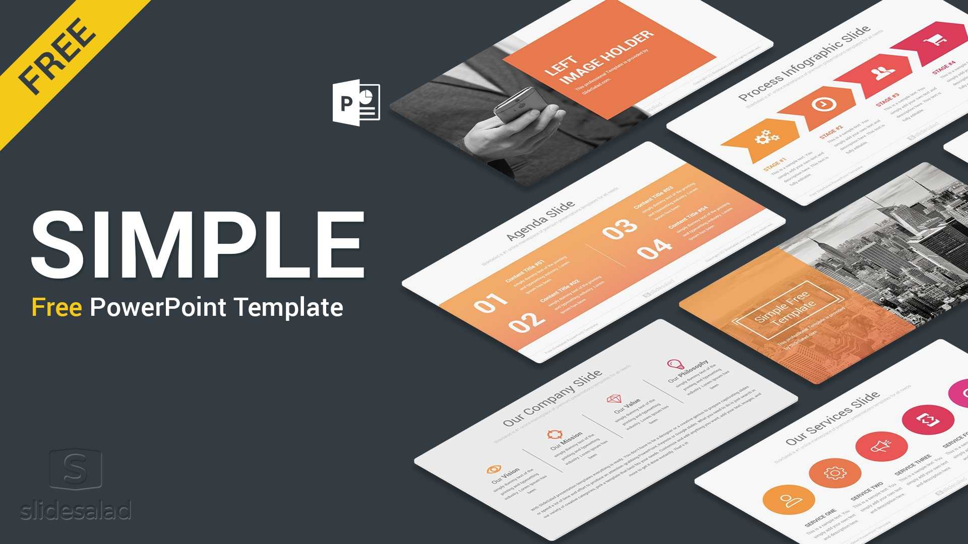 Simple Free Powerpoint Presentation Template – Free Download With Free Powerpoint Presentation Templates Downloads