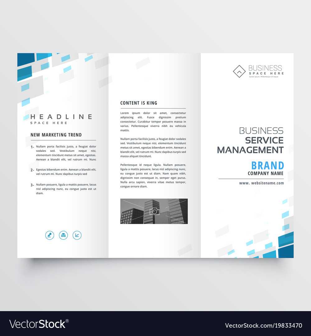 Simple Trifold Business Brochure Template Design Within Free Tri Fold Business Brochure Templates