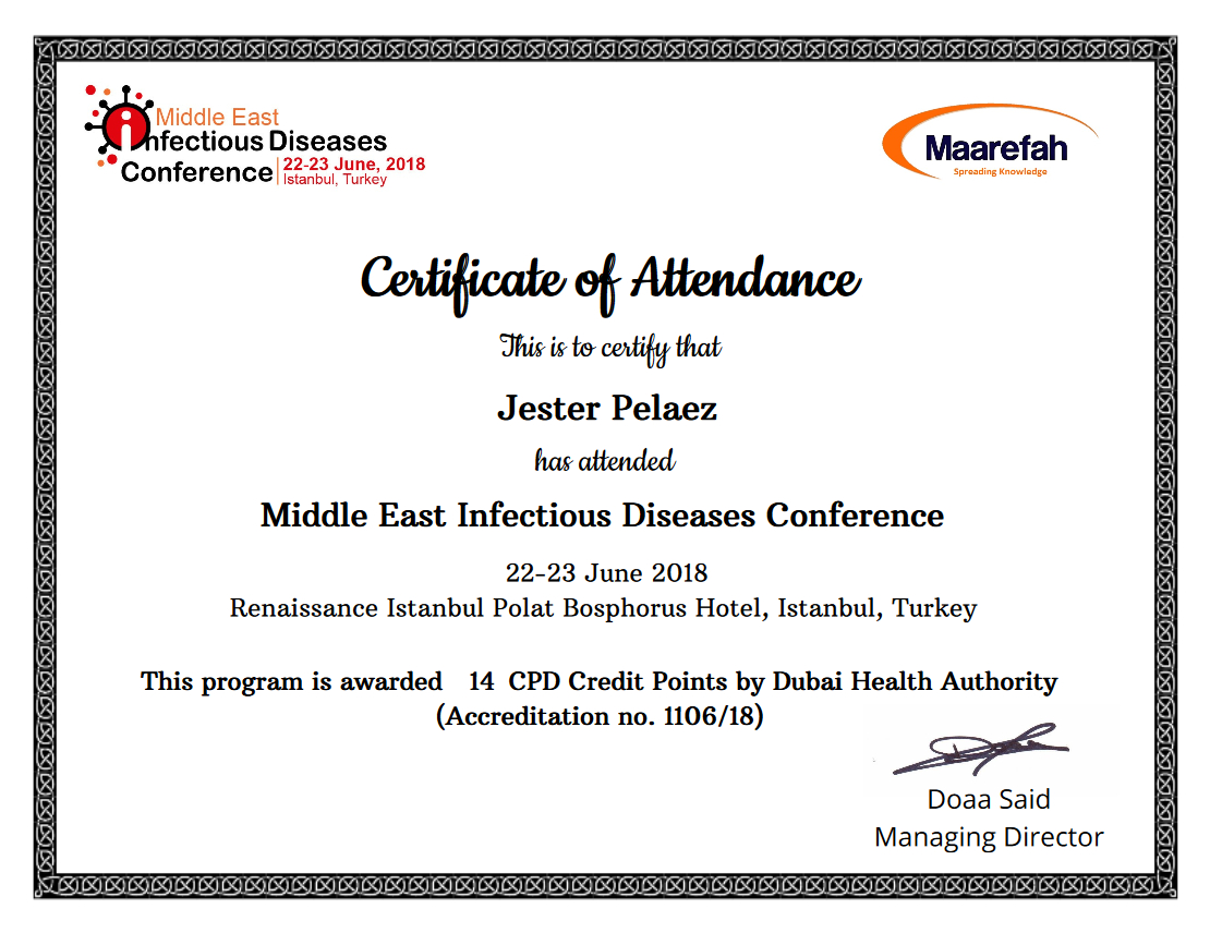 Simplecert Certificates Of Attendance Within Conference Certificate Of Attendance Template