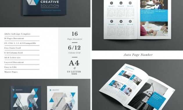 Singular Indesign Brochure Templates Free Download Template pertaining to Indesign Templates Free Download Brochure