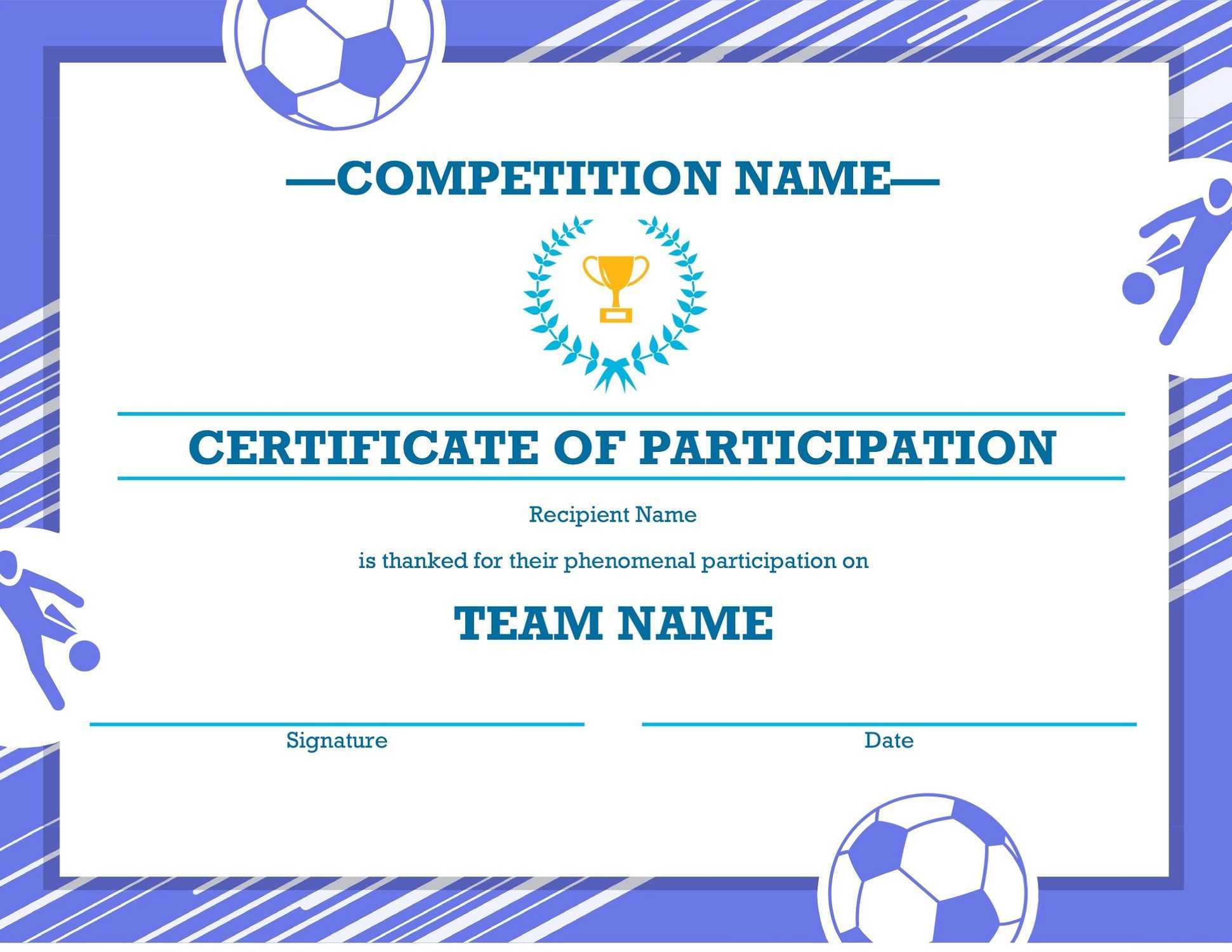 Soccer Award Certificates – Kids Learning Activity Pertaining To Soccer Certificate Template