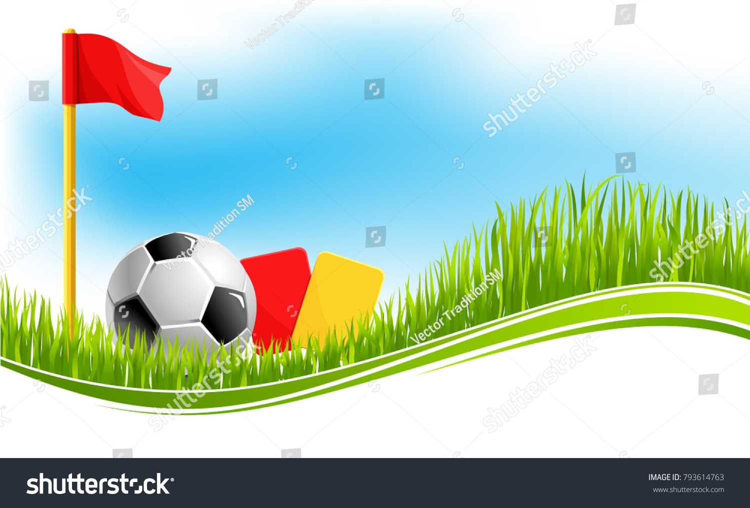 Soccer Football Game Background Design Template Stock Vector Intended For Football Referee Game Card Template
