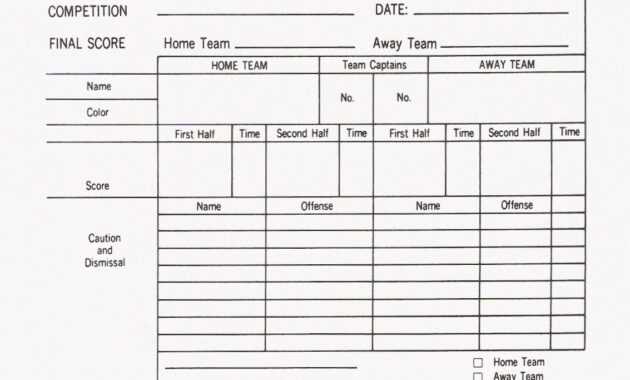 Soccer Report Card Template ] - Stat Sheet Template 7 Free with regard to Soccer Referee Game Card Template