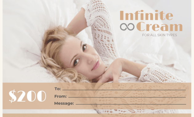 Spa Gift Certificate Template intended for Spa Day Gift Certificate Template