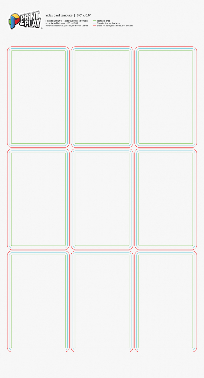Standard Indecard Index Card Template 3X5 Free Format Google With Blank Index Card Template