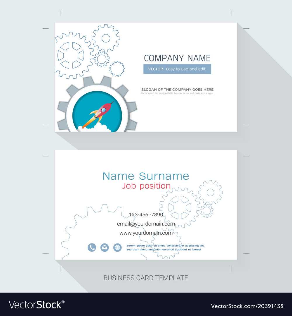 Startup Business Card Or Name Card Template Within Table Name Card Template
