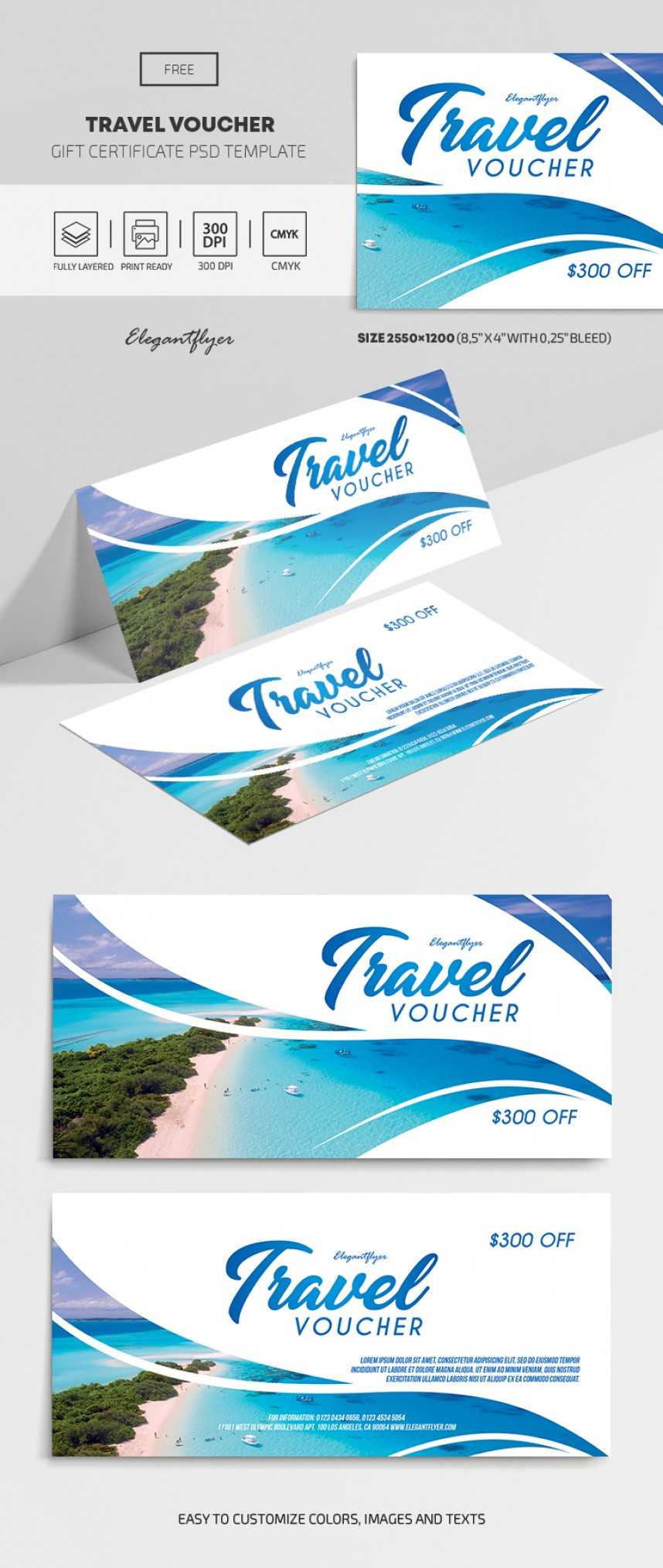 Stirring Travel Gift Certificate Template Ideas Voucher Inside Free Travel Gift Certificate Template