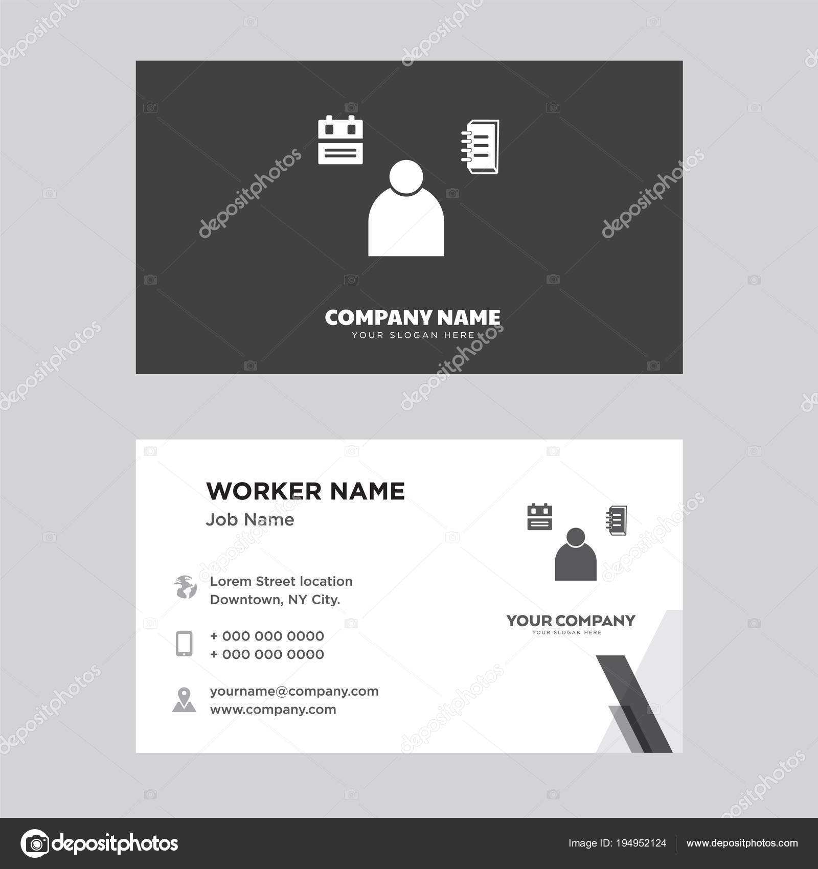 Student Business Card Design — Stock Vector © Vector Best Throughout Student Business Card Template