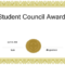 Student Council Award | Templates At Allbusinesstemplates in Free Student Certificate Templates