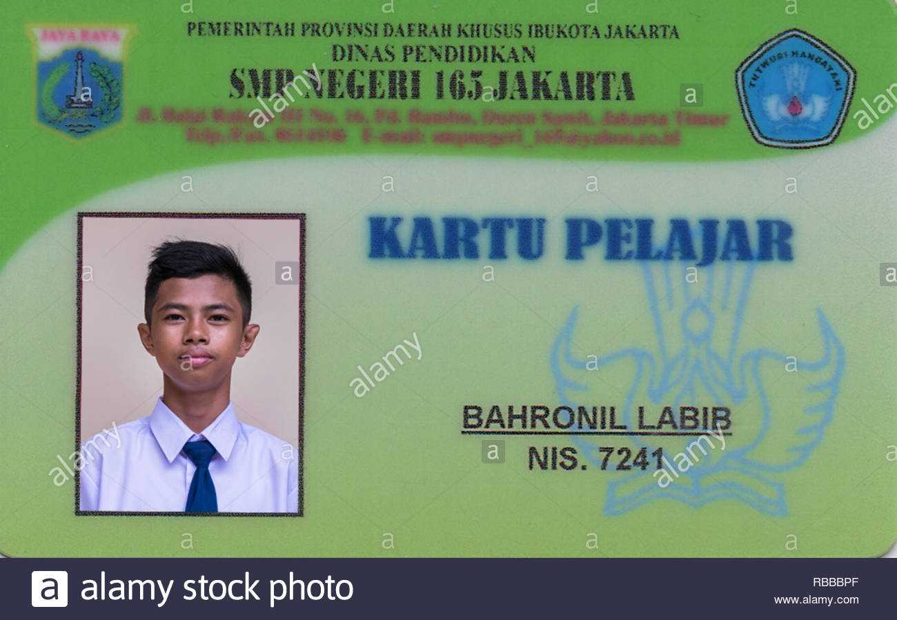 Student Id Card Stock Photos & Student Id Card Stock Images For High School Id Card Template