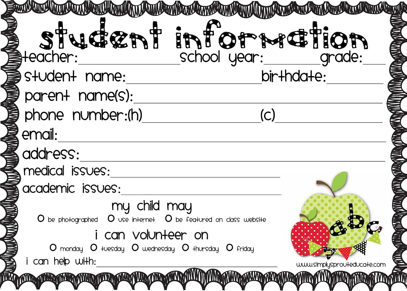 Student Information – Homework Example December 2019 With Regard To Student Information Card Template