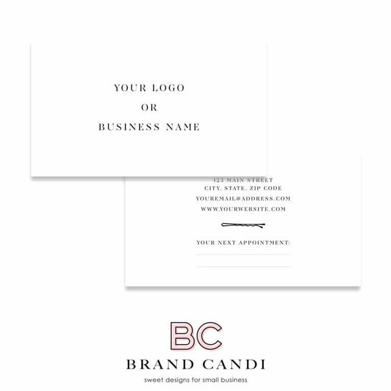 Student Business Card Template