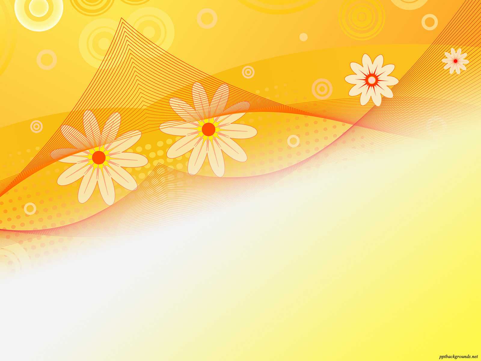 Sunflower Abstract Beauty Backgrounds For Powerpoint In Pretty Powerpoint Templates