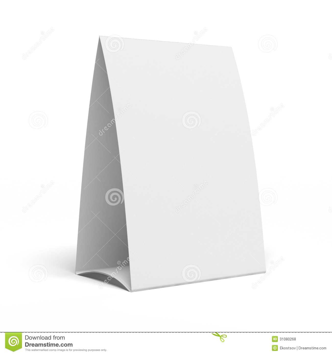 Table Tent Stock Illustration. Illustration Of Ready – 31080268 Inside Reserved Cards For Tables Templates