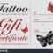 Tattoo Gift Certificate Template Free in Tattoo Gift Certificate Template