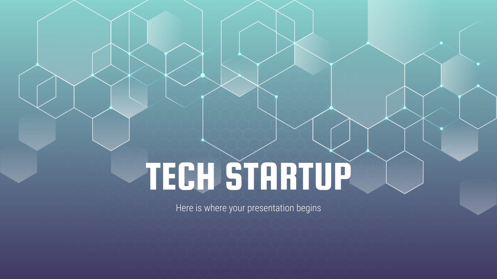 Tech Startup – Free Presentation Template For Google Slides Regarding High Tech Powerpoint Template