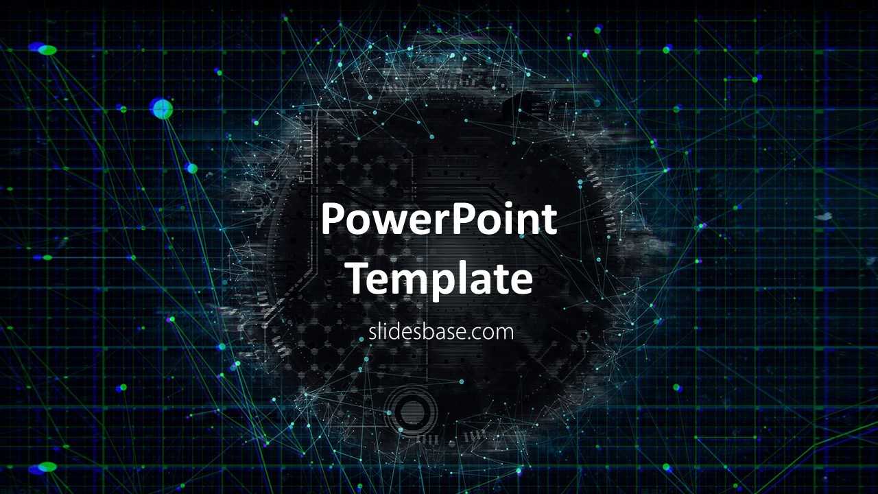 Technology Network Powerpoint Template Within Powerpoint Templates For Technology Presentations