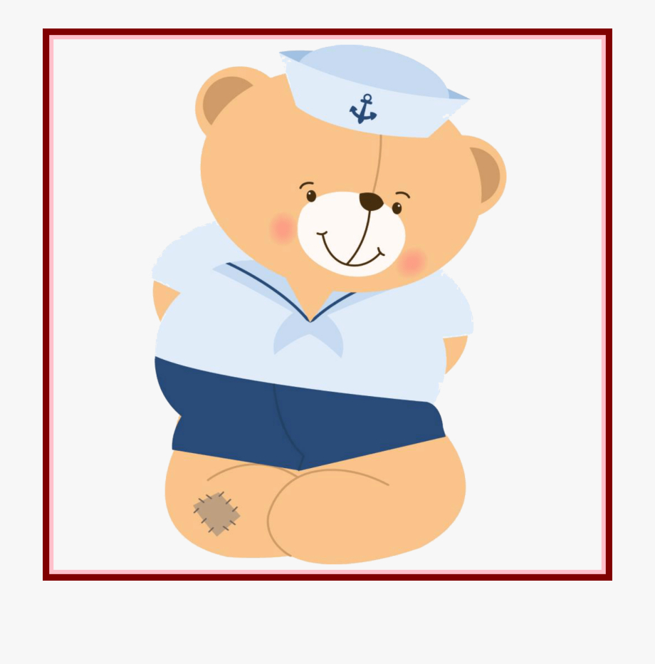 Teddy Bear Clipart No Background – Ursinho Marinheiro Within Teddy Bear Pop Up Card Template Free