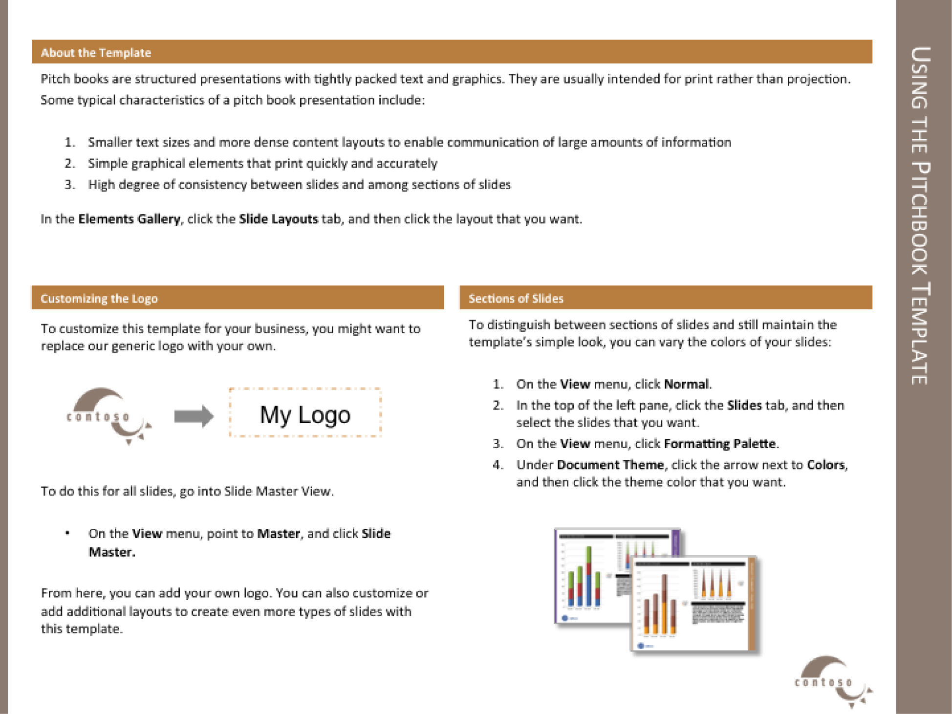Template For The Report Intended For Powerpoint Pitch Book Template