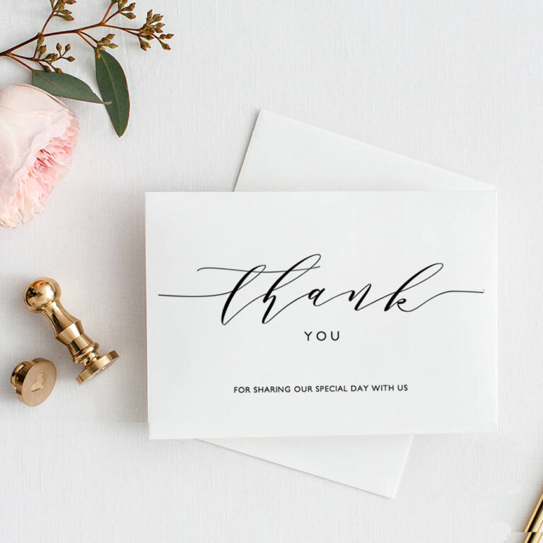 Thank You Card Printable Template, Folded Thank You Card Inside Thank ...