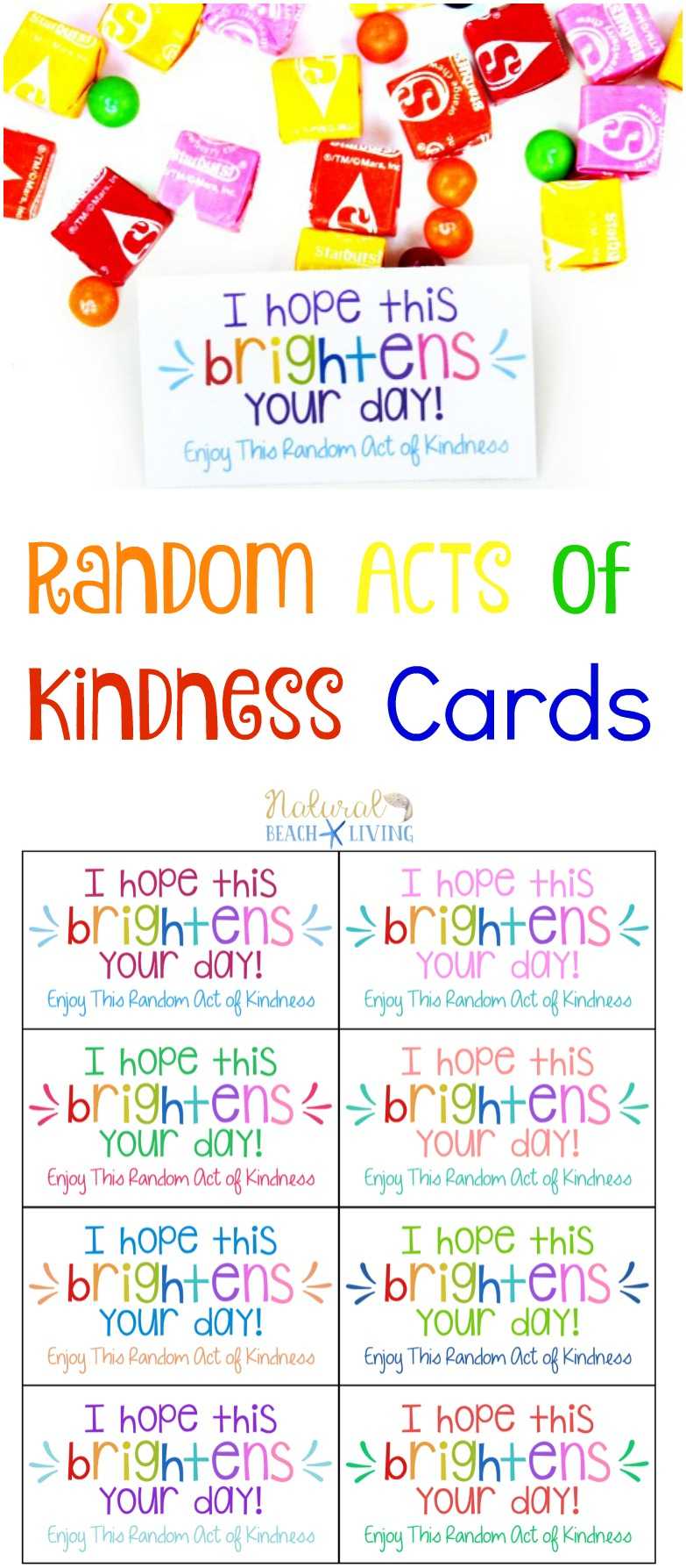 The Best Random Acts Of Kindness Printable Cards Free With Random Acts Of Kindness Cards Templates