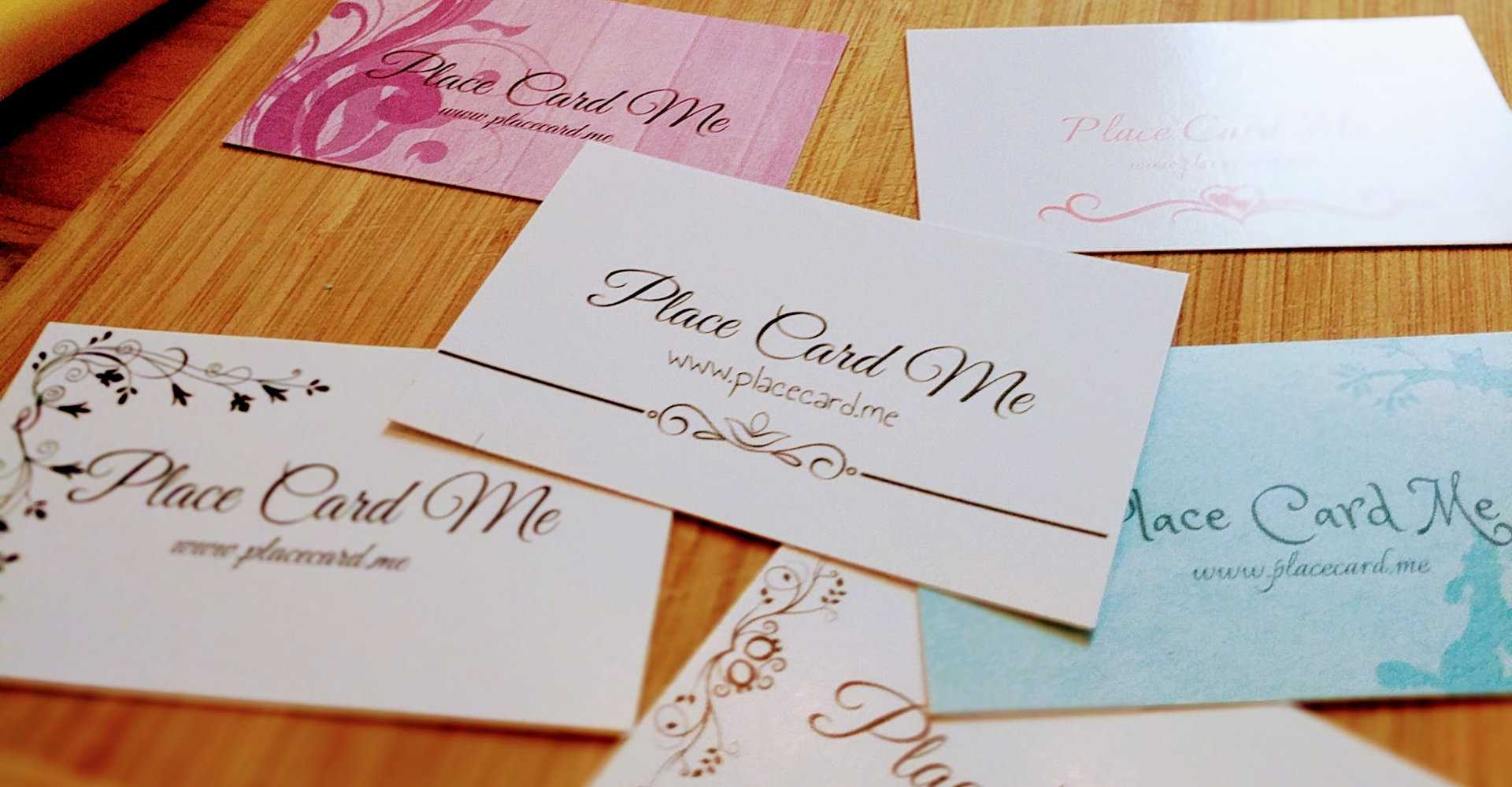The Definitive Guide To Wedding Place Cards | Place Card Me Intended For Place Card Size Template