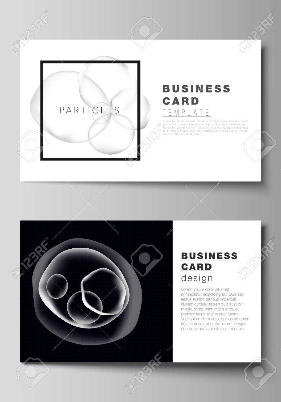 The Minimalistic Editable Vector Layout Of Two Creative Business.. Inside Medical Business Cards Templates Free