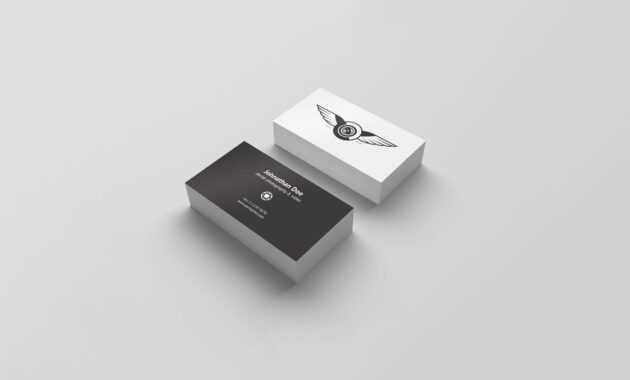 Top 26 Free Business Card Psd Mockup Templates In 2019 intended for Name Card Photoshop Template