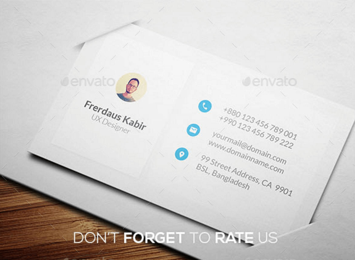 Top 26 Free Business Card Psd Mockup Templates In 2019 Pertaining To Rate Card Template Word