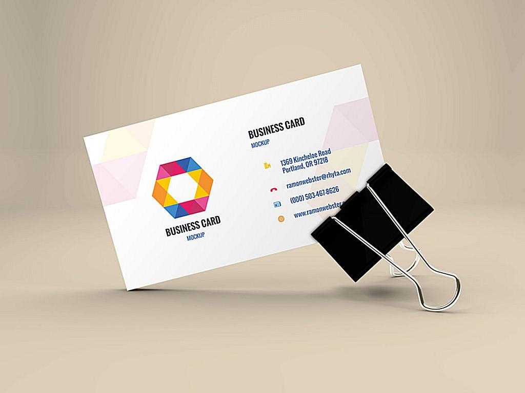 Top 26 Free Business Card Psd Mockup Templates In 2019 With Regard To Free Business Card Templates In Psd Format