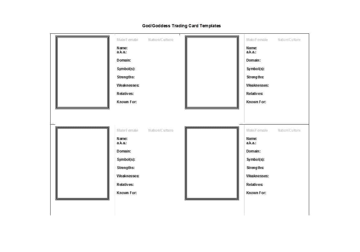 Trading Cards Template – Tunu.redmini.co Intended For Baseball Card Template Word