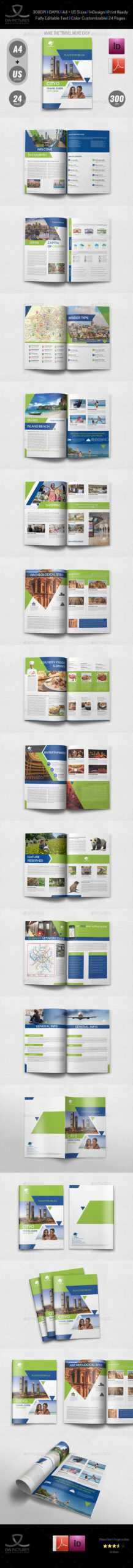 Travel Guide Graphics, Designs & Templates From Graphicriver Regarding Travel Guide Brochure Template