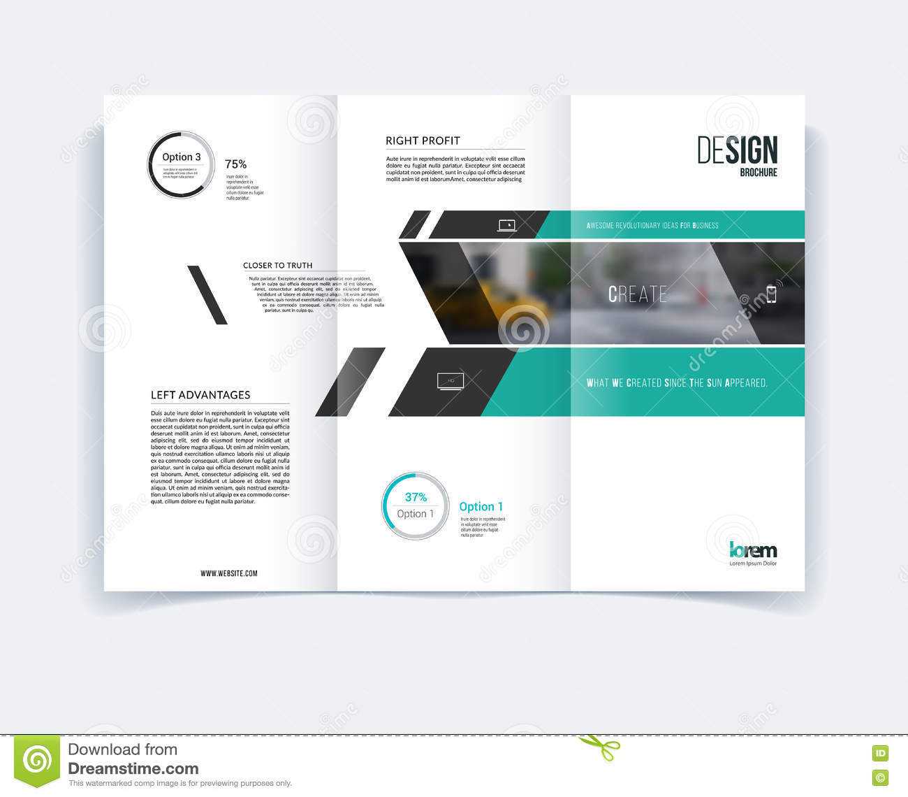 Tri Fold Brochure Template Layout, Cover Design, Flyer In A4 With Engineering Brochure Templates