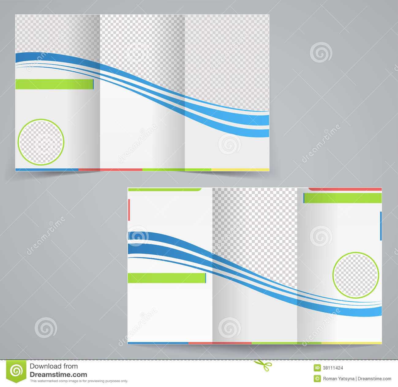 Tri Fold Business Brochure Template Stock Vector Regarding 3 Fold Brochure Template Free Download